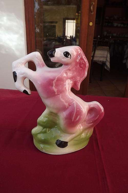 Ornament of Pink Horse as per scan