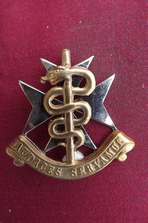 SA Medical Service Cap Badge