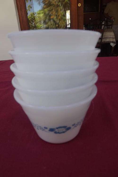 Set of 5 cups Termocrisa Mexico