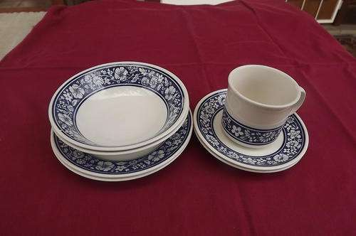 Porcelain 7 piece set C C from England