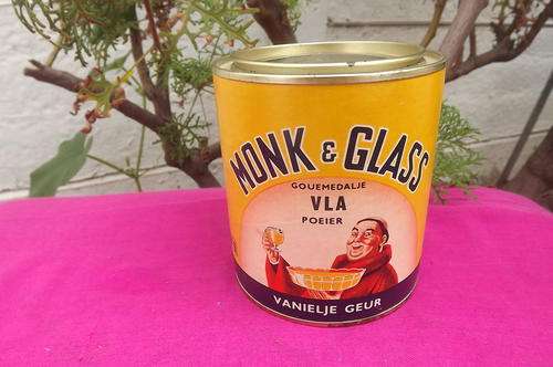 Antique Holder for Monk & Glass Custard Powder
