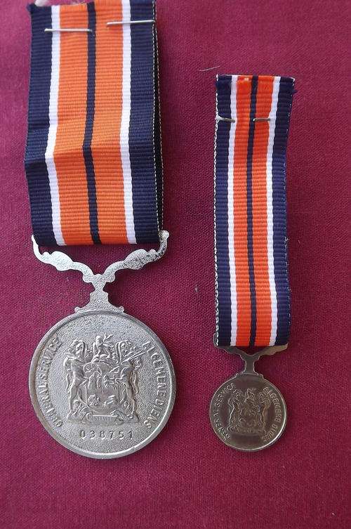 SADF General Service Medal with Small one