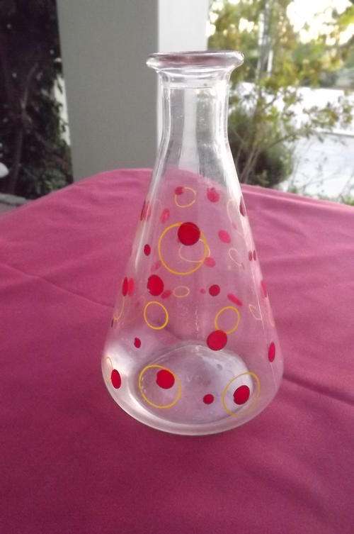Vintage Glass Decanter without glasses