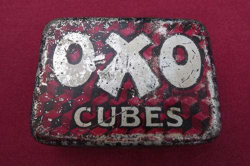 Vintage OXO Cubes Tin