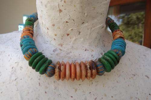 Handmade necklace as per scan