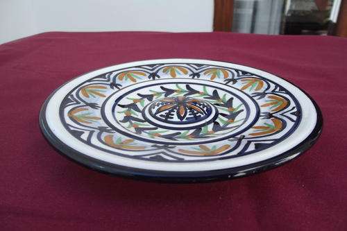 Stunning Hand Painted Saucer from Spain
