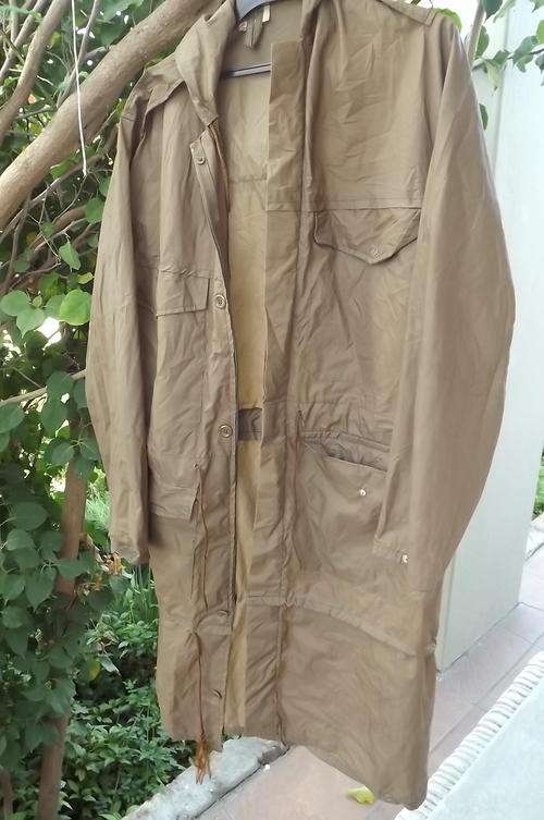 Army Raincoat - Marburg 1981 - Size Small