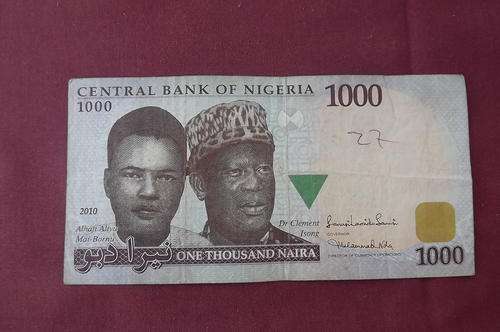Banknote from Central Bank of Nigeria - 2010 - 1000 Naira