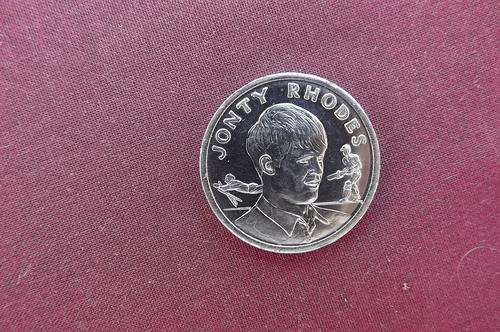 Jonty Rhodes Checkers Cricket 1992 Token - condition - as new