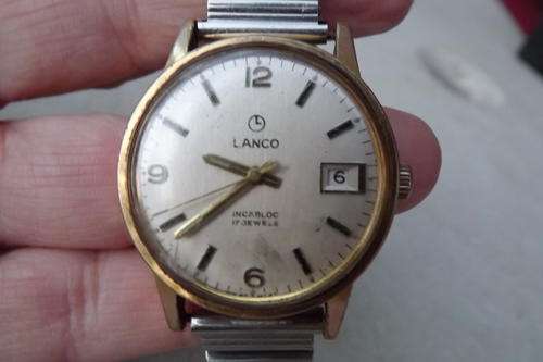Lanco Incabloc 17 Jewels Swiss made Watch - overwound