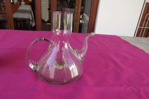 Glass Jug/Pourer made in Spain - Beautiful Spout - 14.5cm high