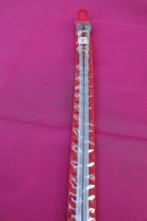 Pair of New Aero No 4 Knitting Needles made in England
