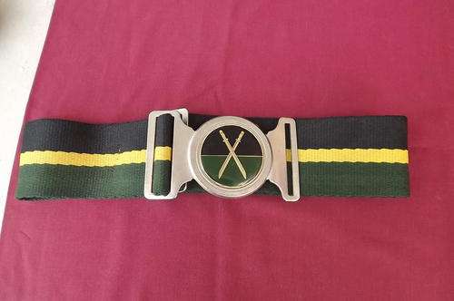 SA Infantry School Webbing Belt with Buckle in very good condition