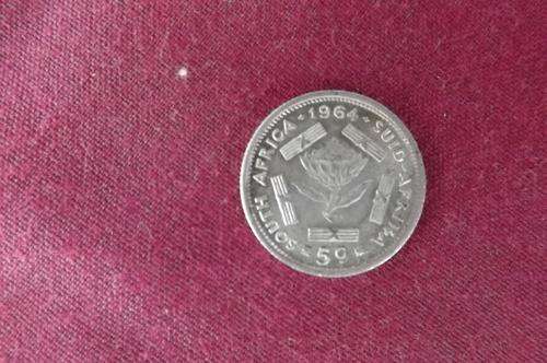 SA Silver 1964 5c in UNC Condition