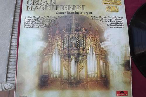 LP - The Best of Organ Magnificent - 2 LPs-Gunter Brausinger, organ - in dust cover - good condition