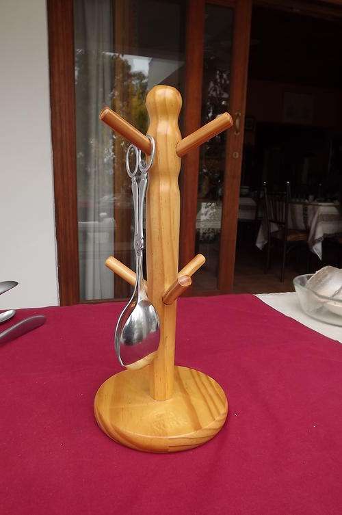 Wooden Utensil Stand by House of York - height 32cm
