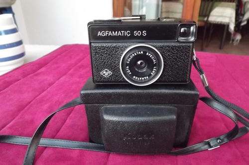 Agfamatic 50 S Film Camera with Colostar Special Lens in Kodak Bag - looking good - not tested