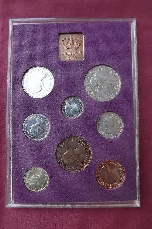 Set of British & Northern Ireland 1970 Proof Coin Set