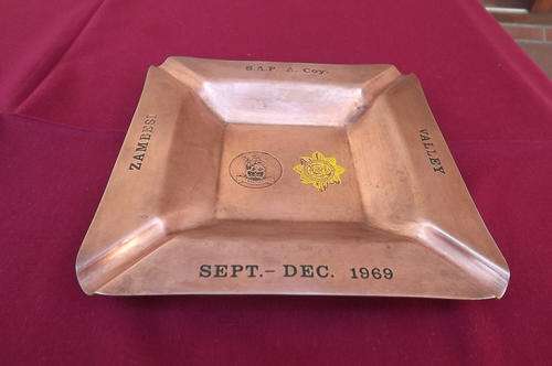 Copper Square SAP Sept-Dec 1969 Ashtray from Zambesi Valley