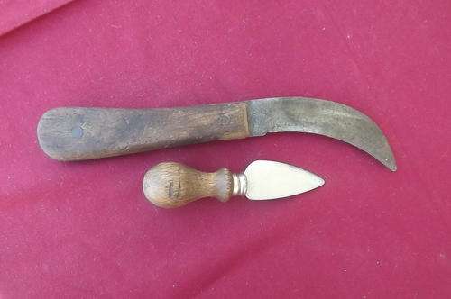 Lot of 2 Kives - small one Scaroni Inox Italy - Other unknown