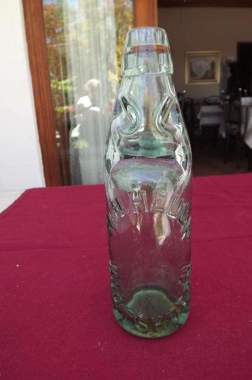 Antique Glass Soda Bottle - The Niagara Bottle - Barnett & Foster makers London-HH Heugh Oudtshoorn