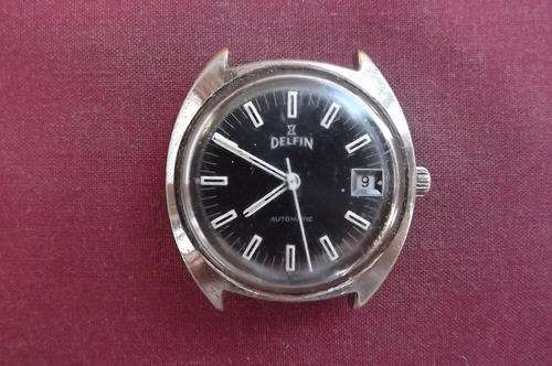 Delfin Swiss Made Automatic Working Watch in good condition - needs a strap