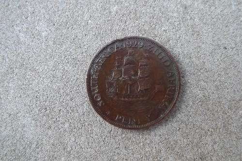 Union of South Africa One Penny in Fine Condition 1929 - see scans