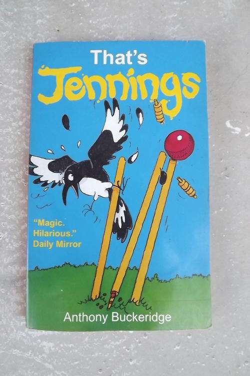 Book - That's Jennings by Anthony Buckenridge - Hilarious Stories!