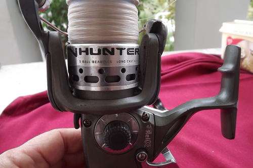 Hunter 40 Relix Fishing Reel - see scans - 3 ball bearing, long cast aluminium spool -good condition