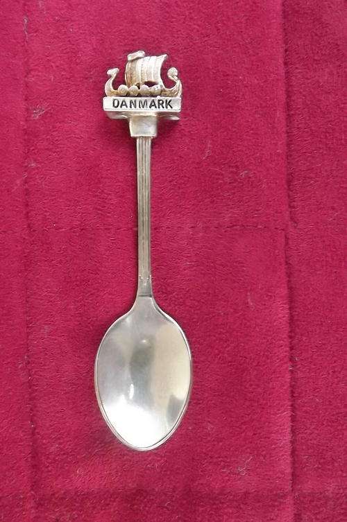 Beautiful Silver Plated Teaspoon from Denmark - good condition