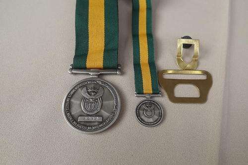 SA Army Commando Closure Commemoration Medal with Small Medal and Extras - No 8910 - as new