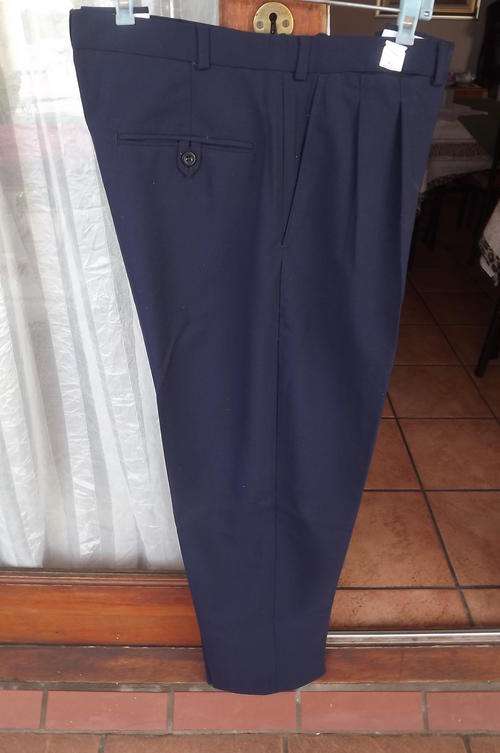 Smart Navy Transnet Trousers made by SAWA in 1996 - size RR107 (W97) - never worn