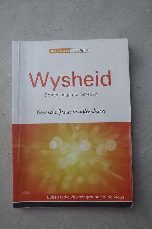 Book - Wysheid - Oordenkings oor Spreuke - Bybelstudie vir Klein Groepe