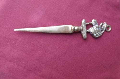 Pretty Brass Paper Knife in good condition