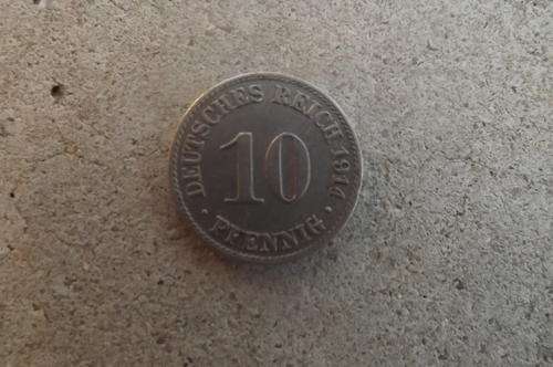 Deutsche Reich 1914 Pfennig in EF Condition
