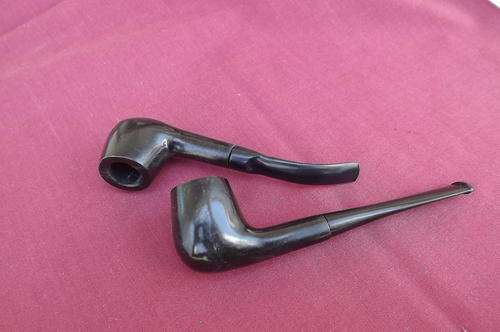 Set of 2 Wooden Smoke Pipes in good condition