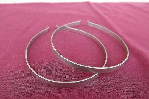 Men's antique metal sleeve holders-adjustable.By Terry's Men's wear in England