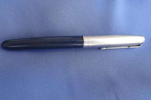 Parker 51 fountain pen-since 1941-made in USA.With metal cap.In good condition