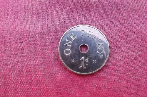 Zambia one penny 1966 in EF condition