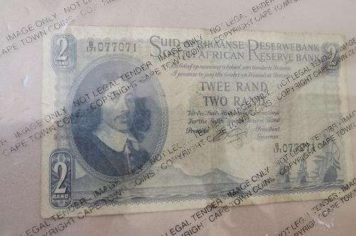 S.A R2 Fractional number signed G Rissik.1st and only issue.1962.Good condition