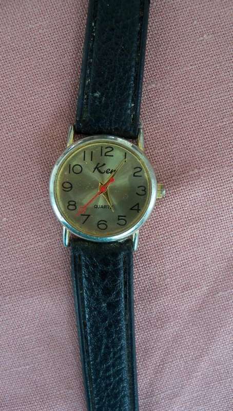 Ken Quartz Watch working - see scan