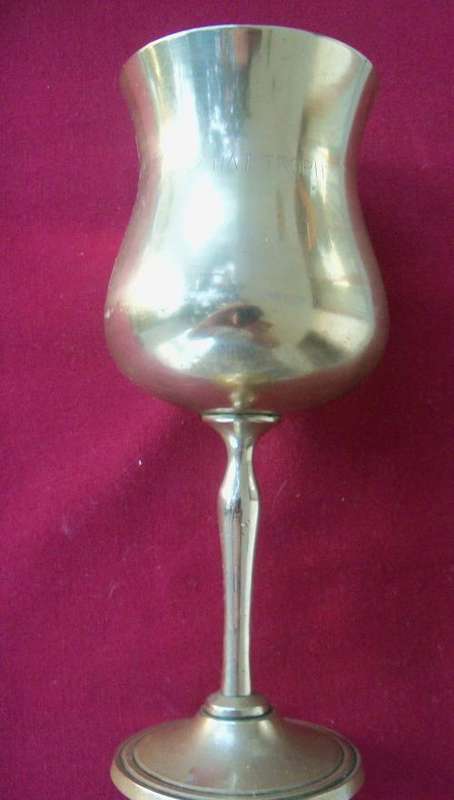 Gold Colour Plated 1982 Hat Trophy