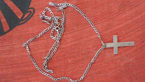 Silver Cross Pendant and Silver chain