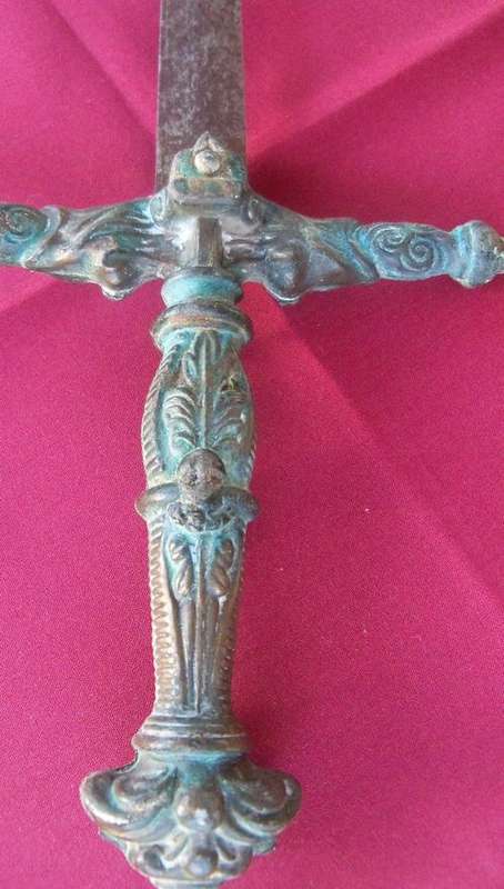 Spear 101cm long - engraved  as per scan
