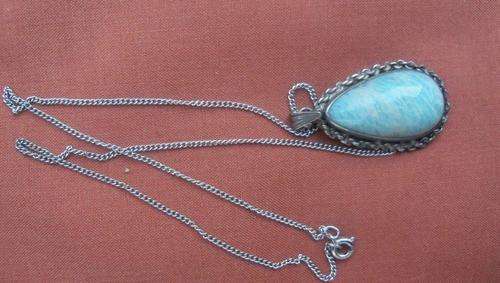 Silver + Semi Precious Stone Necklace