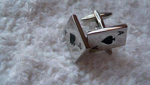 Set of Ace of Spade Cufflinks