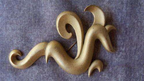 Large Metal Brooch as per scan