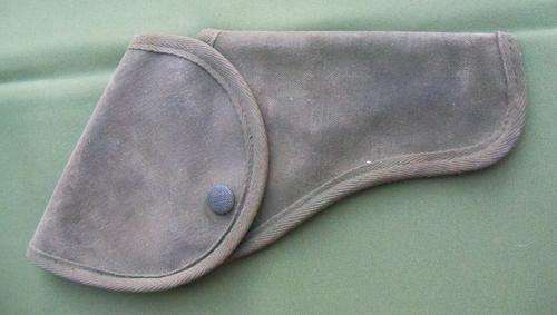 Canvas Holster as per scan - good condition but dirty