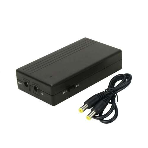 DC 12V Mini UPS with Splitter Cable
