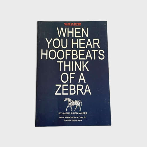 WHEN YOU HEAR HOOFBEATS THINK OF A ZEBRA